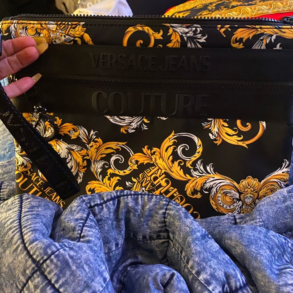 Versace envelope clutch